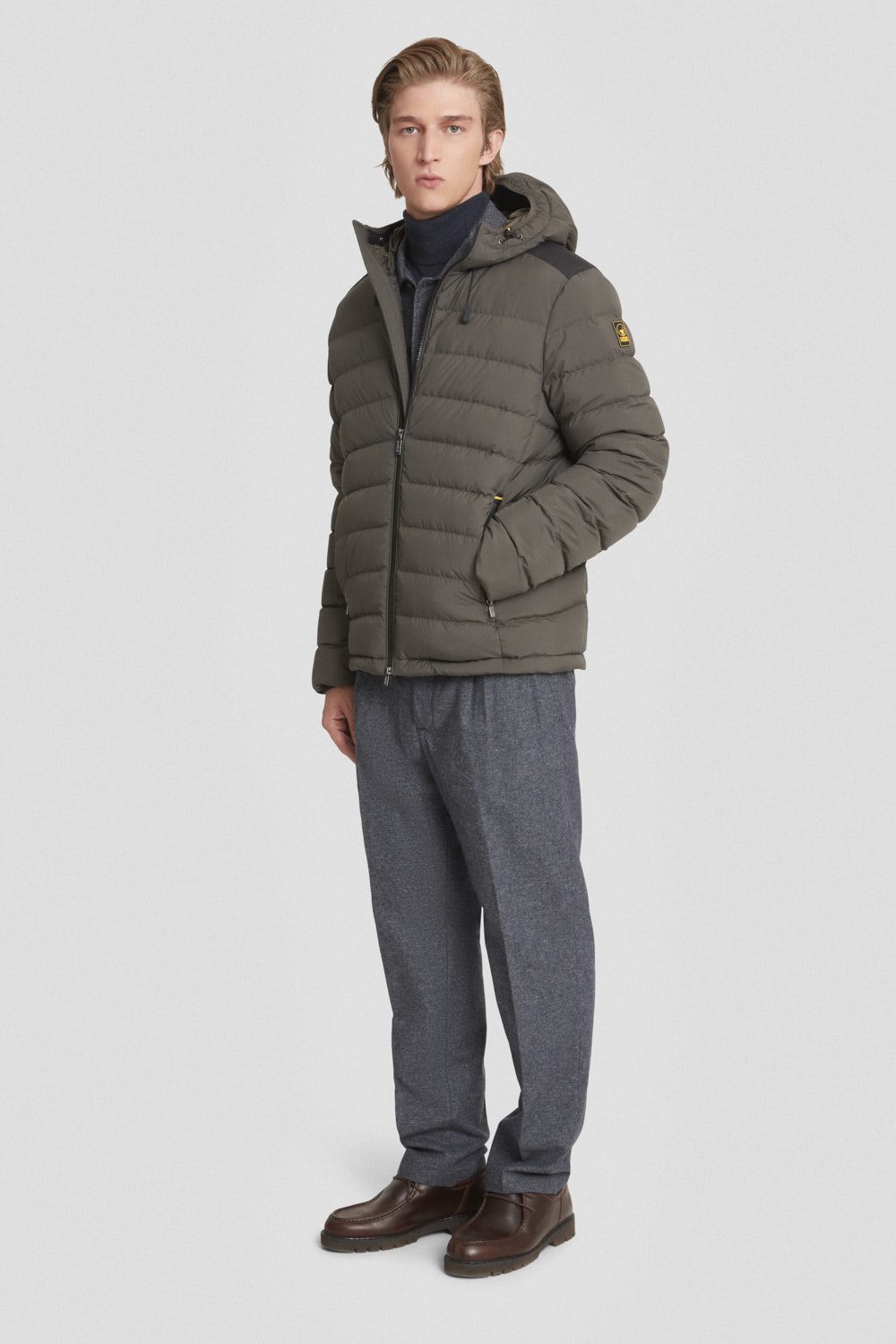 ciesse-outdoor-daunenjacke-kurz-militarygr-n-kapuze-dwr image 2
