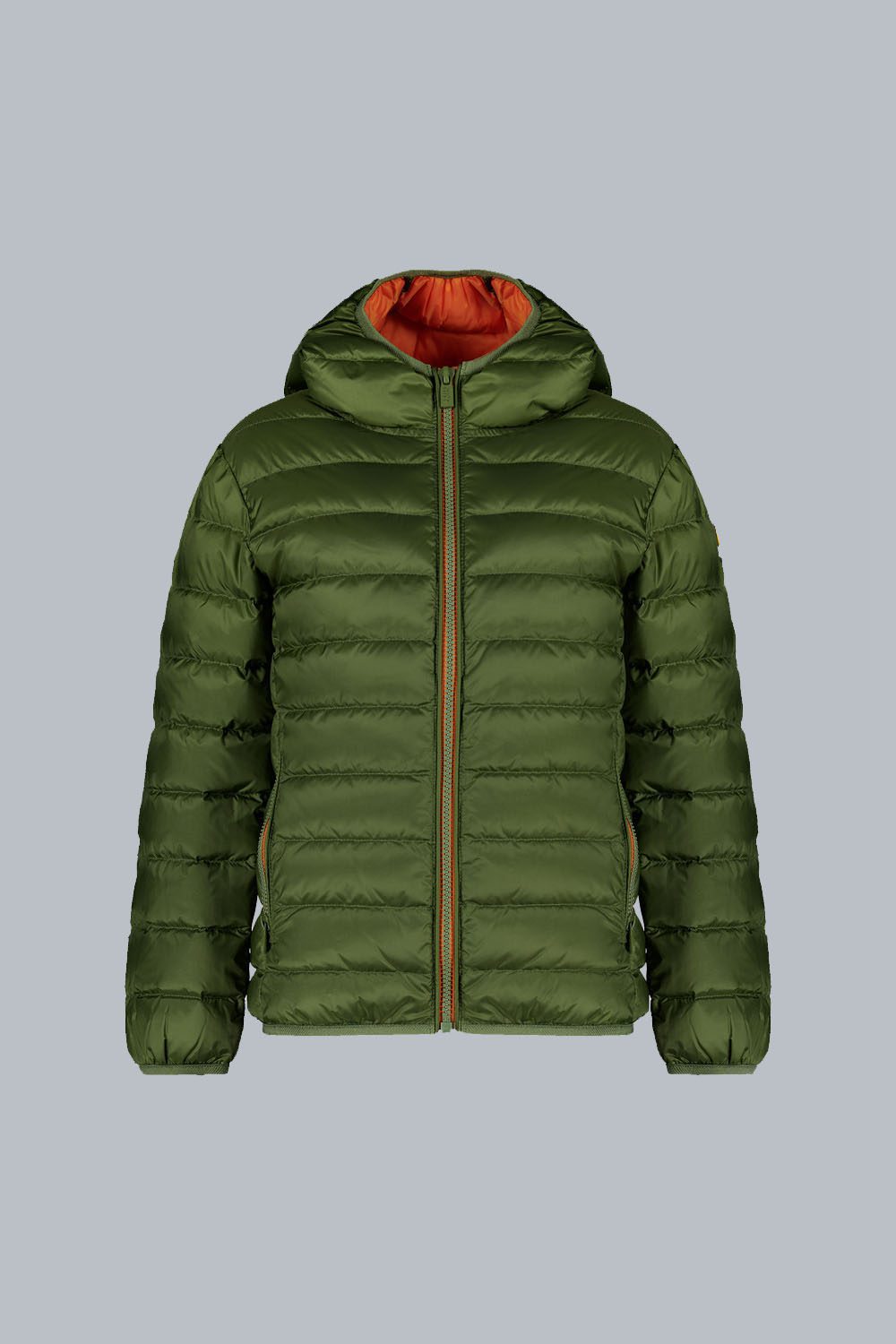 ciesse-piumini-franklin-boy-daunenjacke-gr-n-mit-kapuze image 1