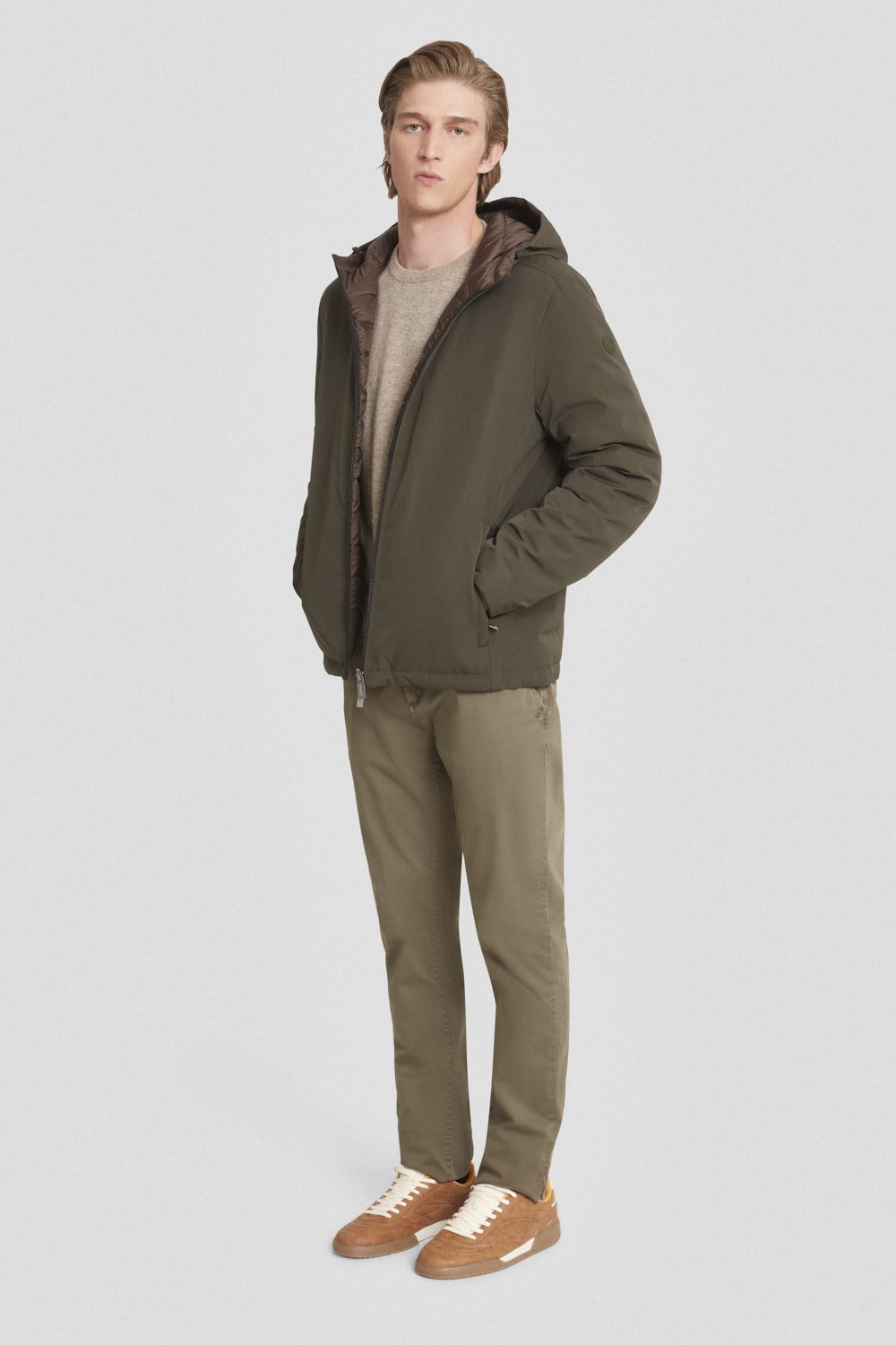ciesse-piumini-daunenjacke-gr-n-reversibel-kurz image 1