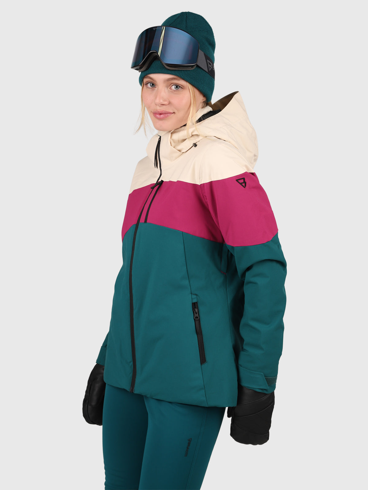brunotti-fastonia-damen-skijacke-evergreen-10k-wasserdicht image 3