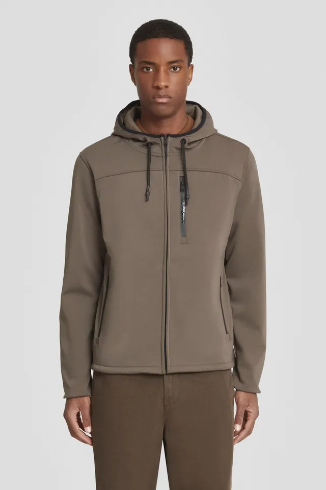 ciesse-outdoor-felpa-kapuzenjacke-braun-regular-fit-reissverschluss image 1