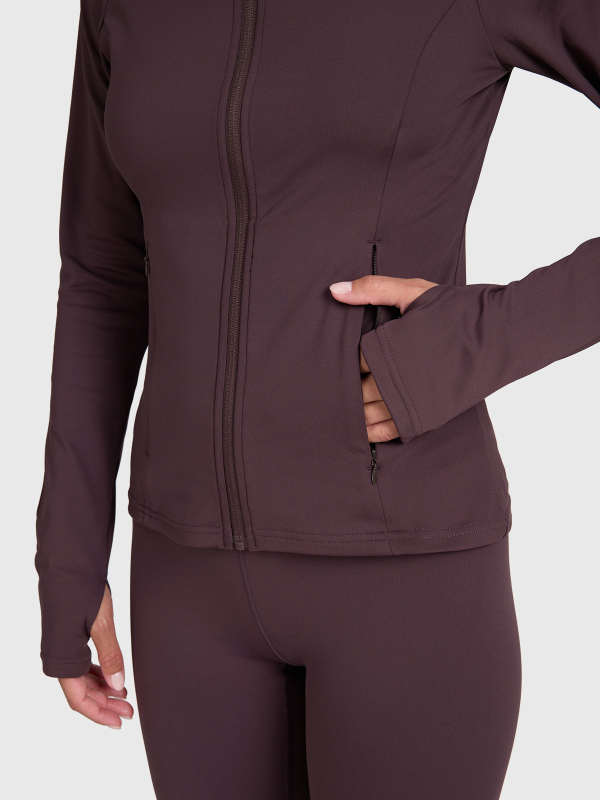 brunotti-sanna-zip-snow-fleece-raisin-damen-skifleece image 8