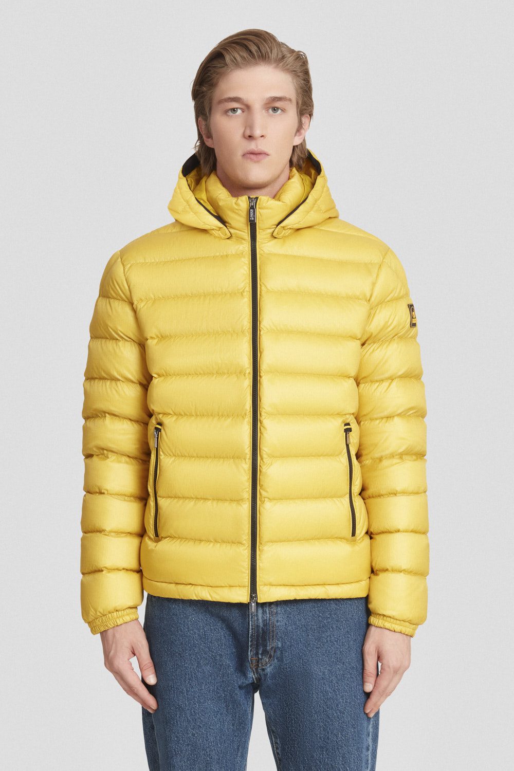 ciesse-piumini-daunenjacke-kurz-gelb-mit-kapuze-90-10 image 2