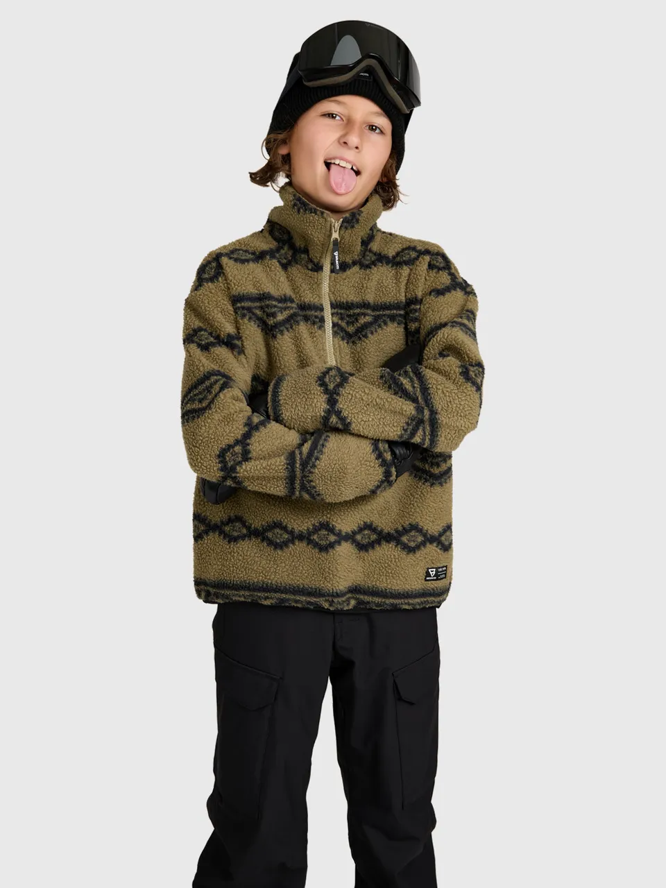 brunotti-kennety-jungen-fleecepullover-gr-n-gr-164 image 1