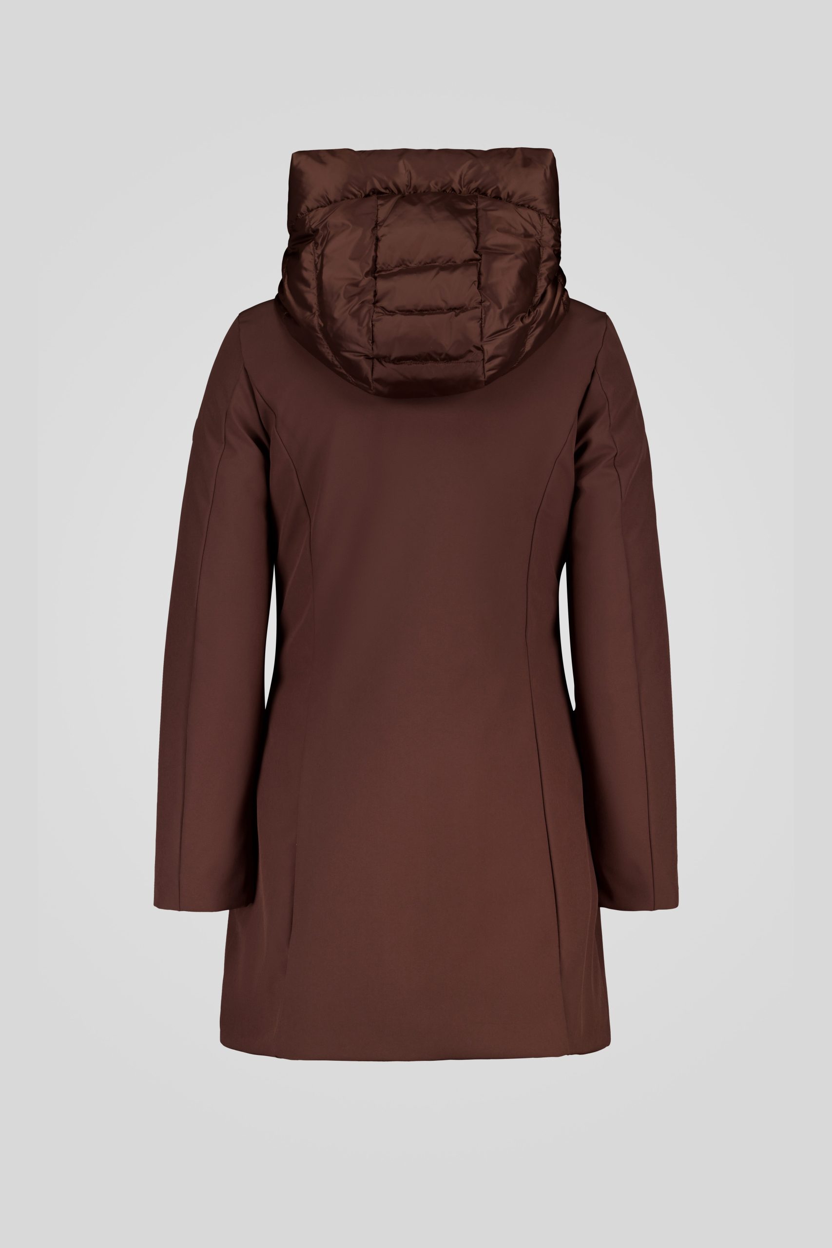 ciesse-outdoor-winterjacke-braun-lang-softshell-daunen image 6