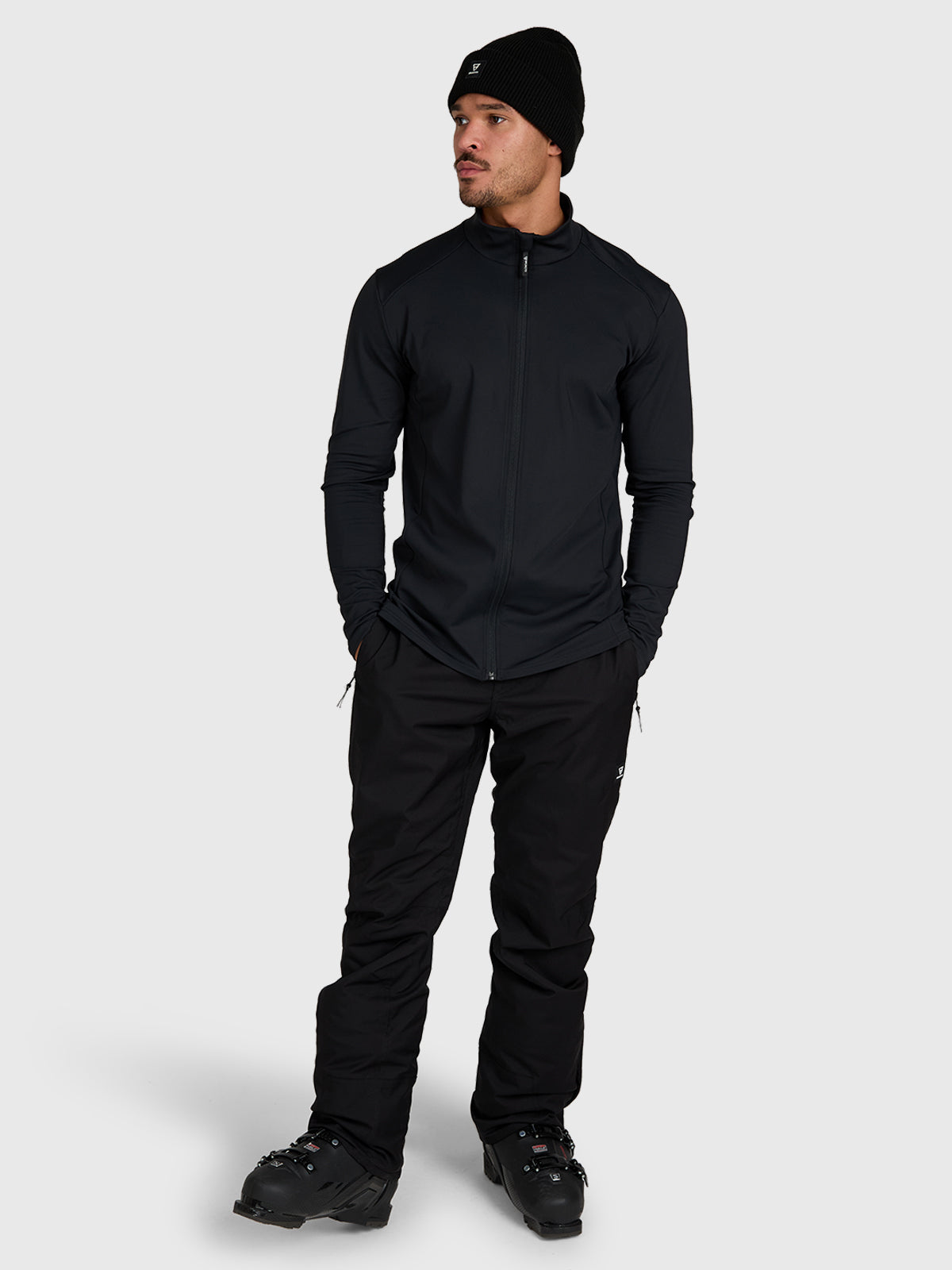 brunotti-mano-zip-snow-fleece-fleecejacke-herren-schwarz image 5