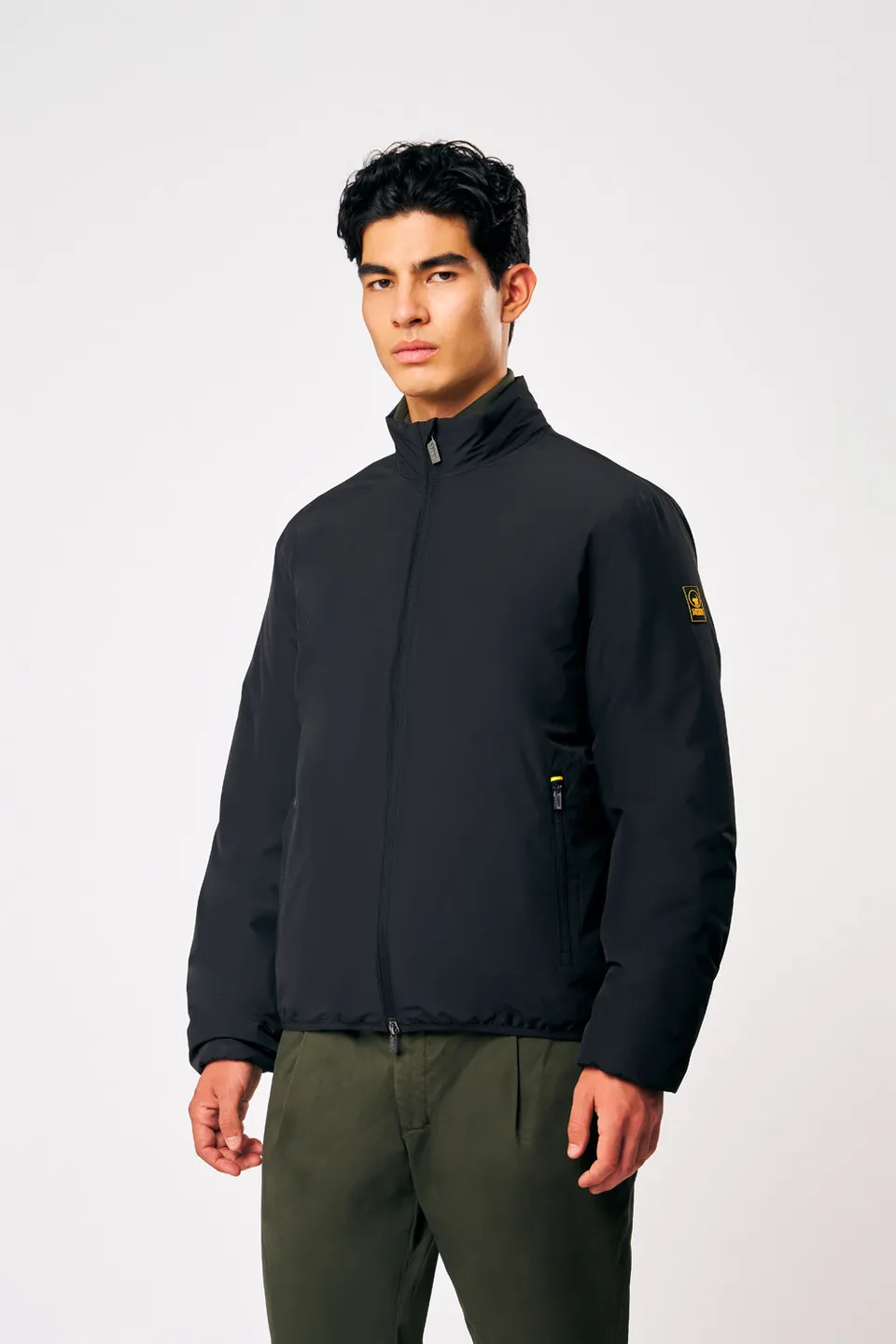 ciesse-outdoor-titano-bikerjacke-herren-schwarz-wattiert image 1