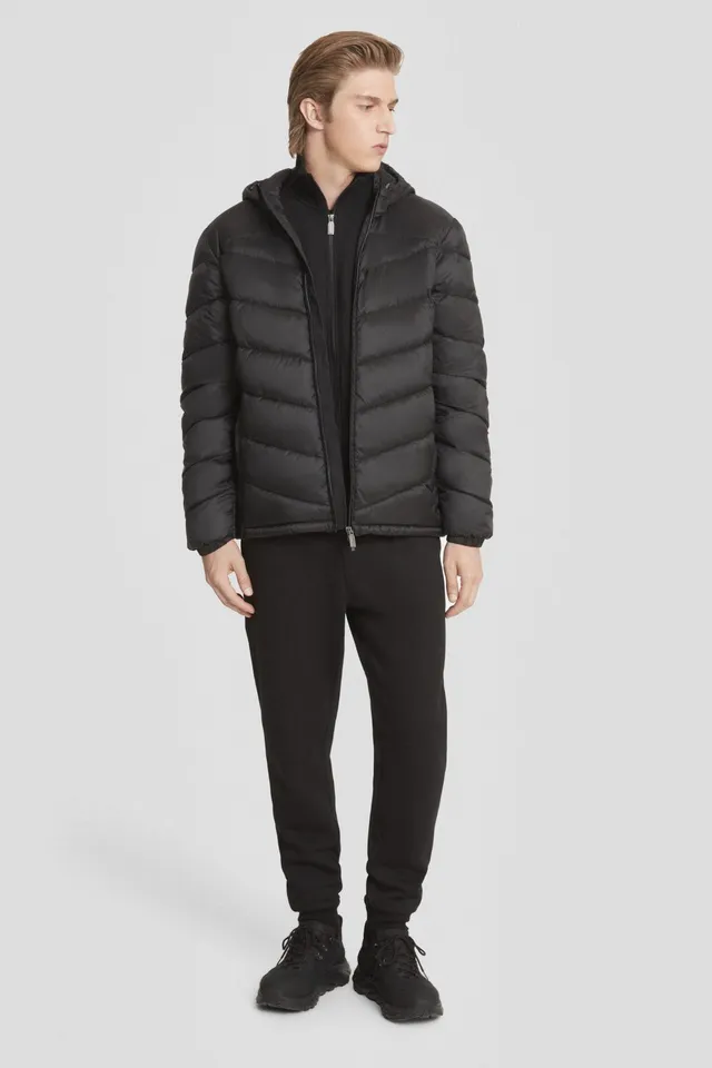 ciesse-outdoor-winterjacke-herren-schwarz-nylon-recycelt image 1