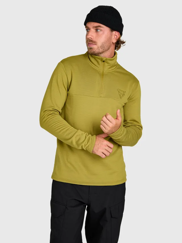 brunotti-daronst-herren-fleece-l-dark-moss-troyer image 1