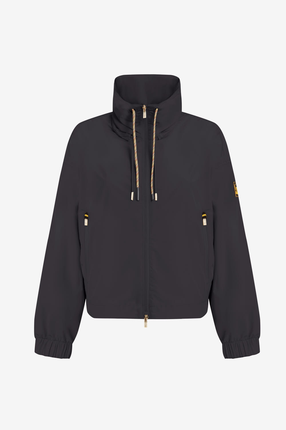 ciesse-lana-leichte-jacke-damen-schwarz-kurz-mit-kapuze image 5