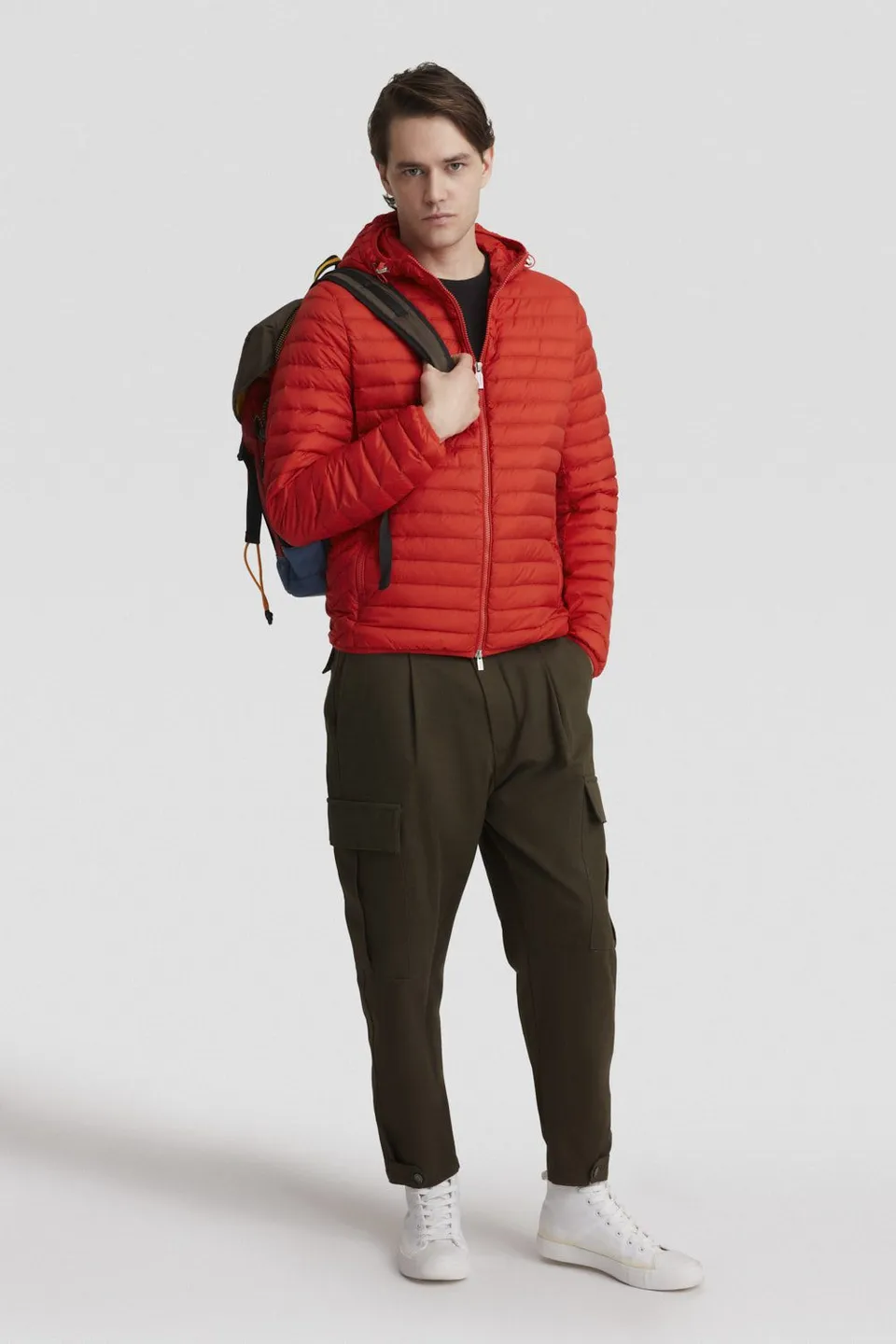 ciesse-outdoor-daunenjacke-rot-kapuze-800-fill-leicht image 1