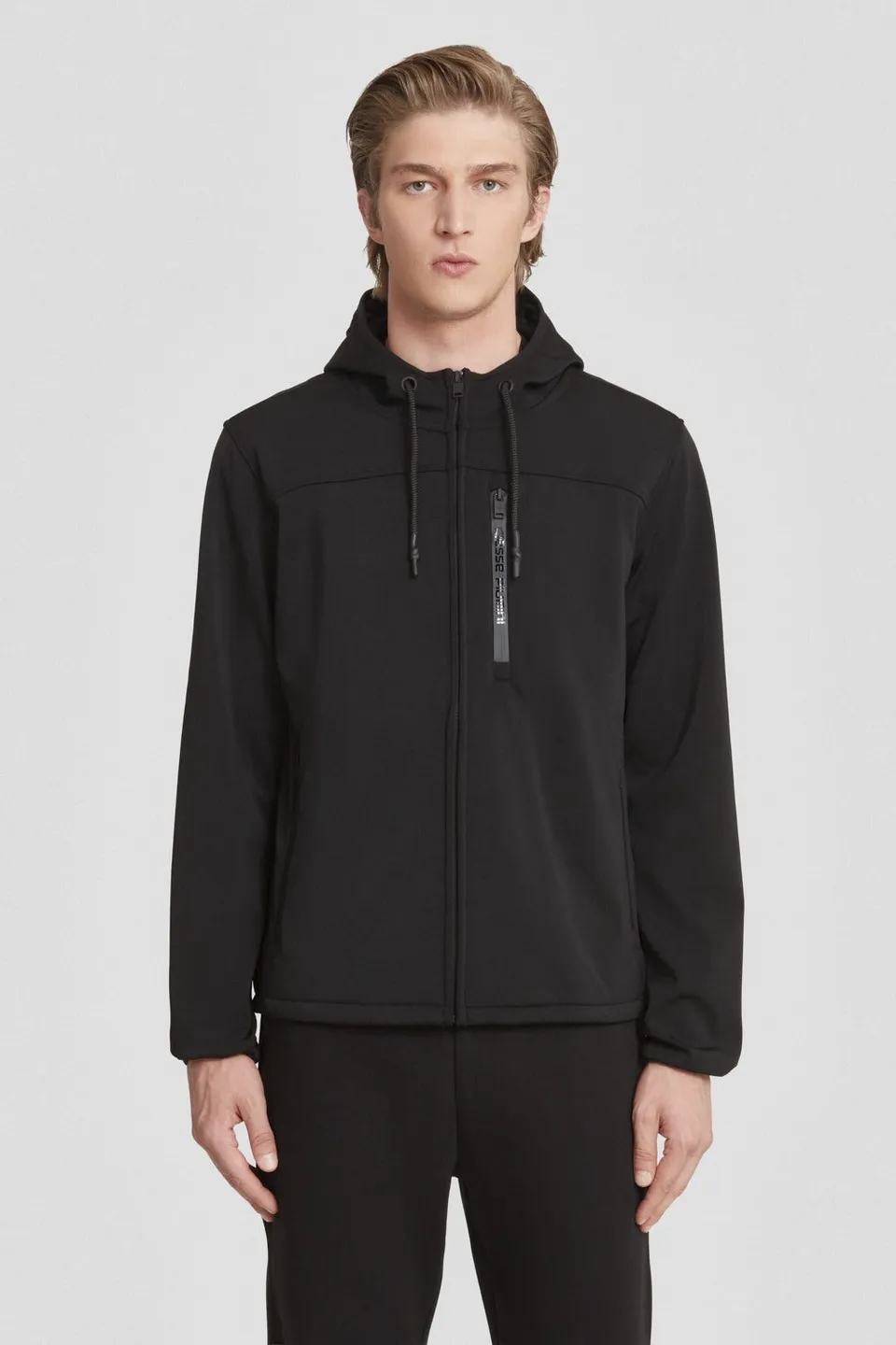 ciesse-outdoor-sweatjacke-schwarz-mit-kapuze-regular image 1