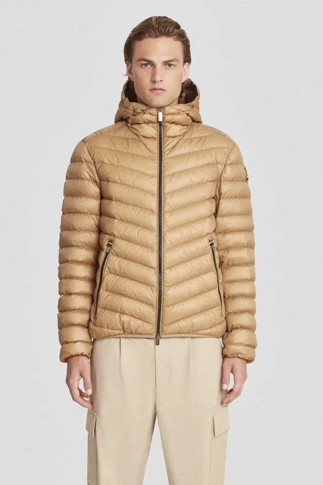ciesse-outdoor-piumini-daunenjacke-beige-800fp-kapuze image 1