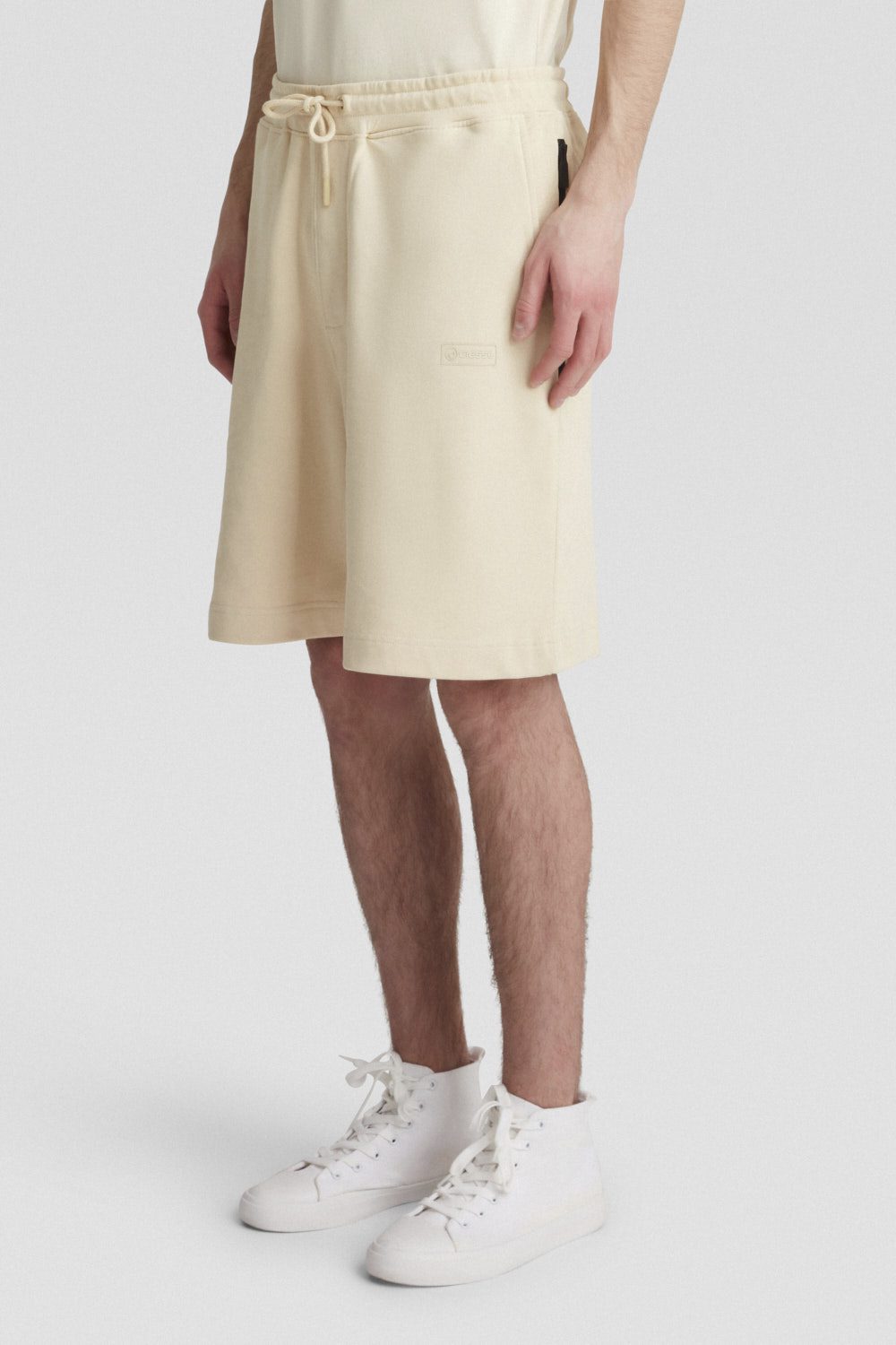 ciesse-outdoor-pantaloni-shorts-beige-baumwolle-kordelzug image 4