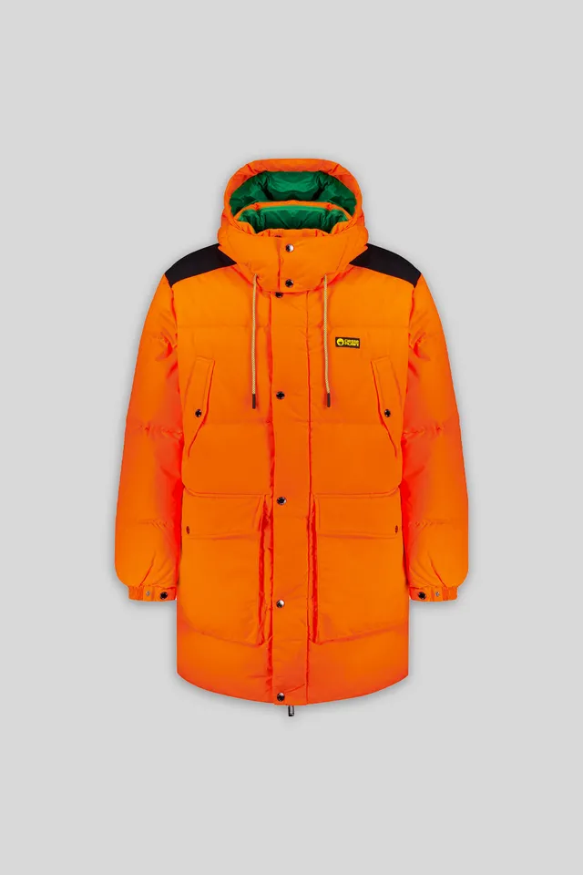 ciesse-canada-daunenparka-orange-lang-recycelt-unisex image 1