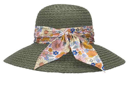 chillouts-kalamata-hat-sonnenhut-brown-s-m-blumenband image 6