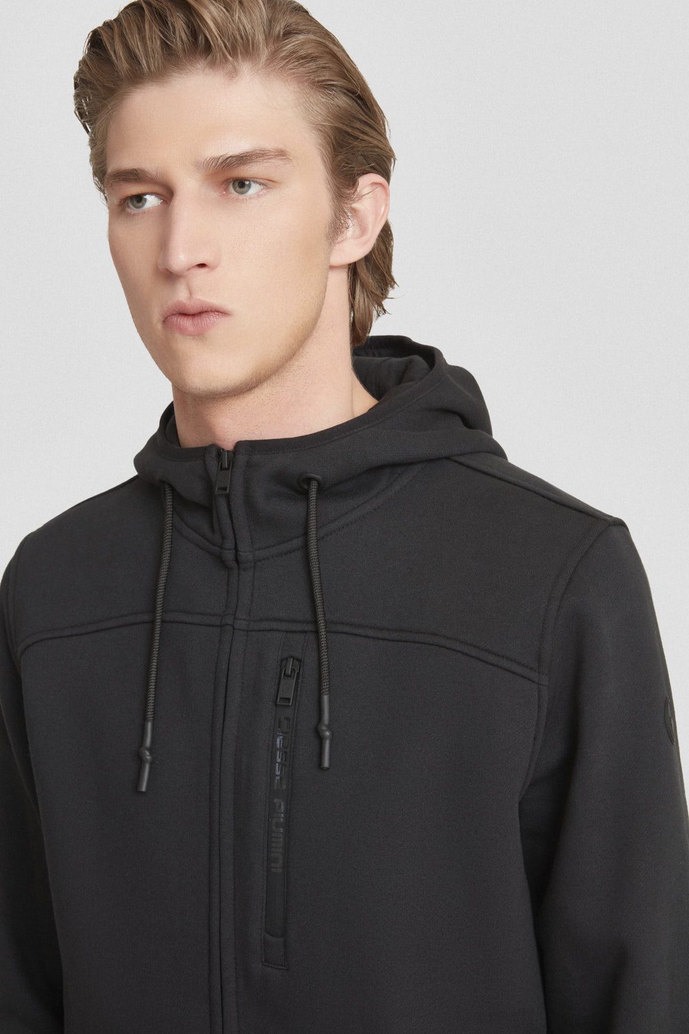 ciesse-outdoor-felpe-hoodie-schwarz-kapuze-baumwolle image 3