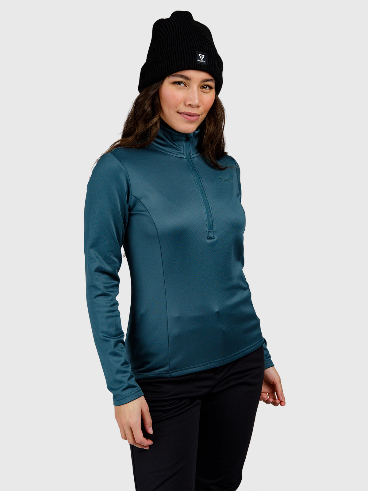 brunotti-heronne-damen-fleecejacke-fuel-green-polyester-stretch image 3