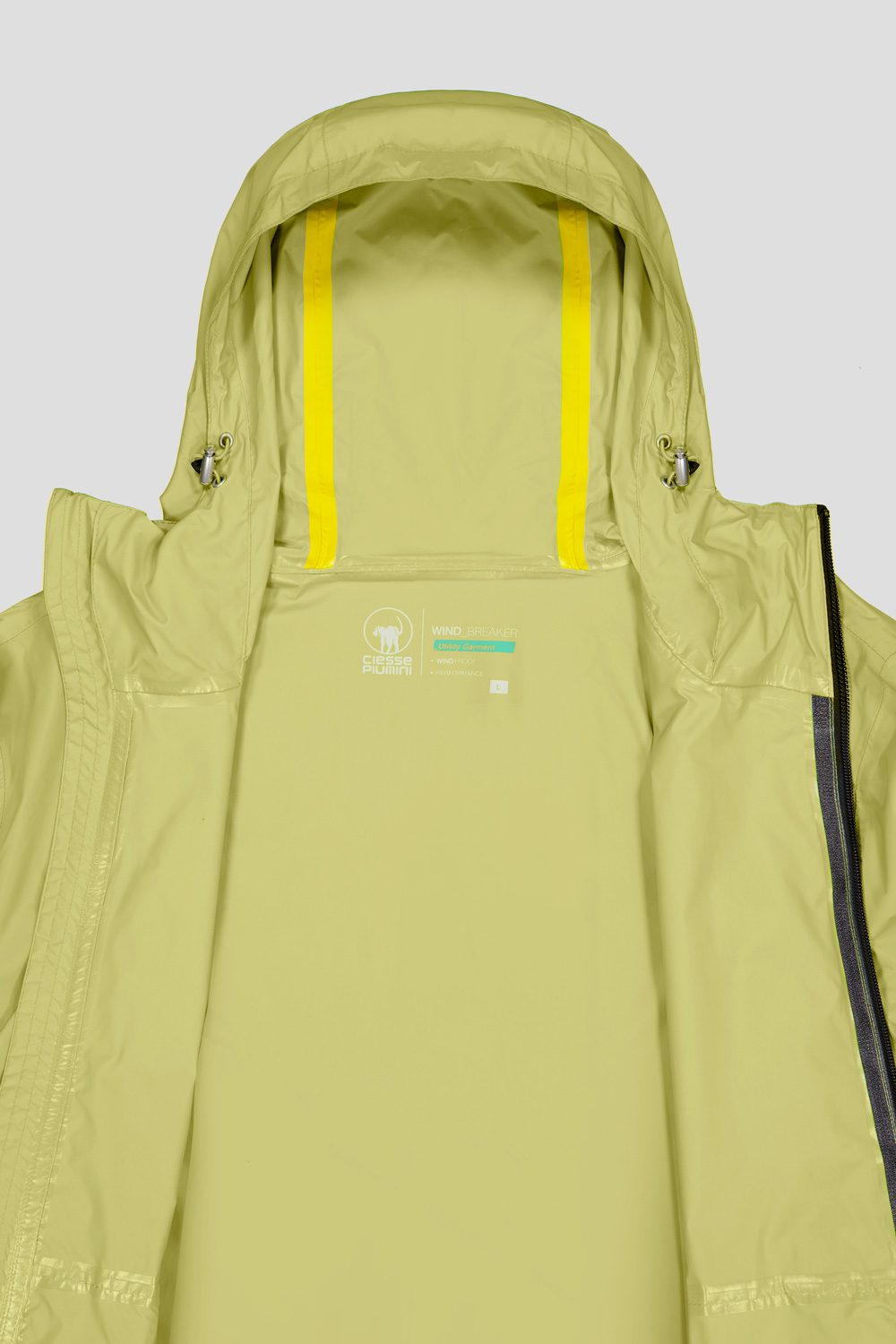 ciesse-windjacke-gr-n-mit-kapuze-leicht-wasserdicht-packbar image 7