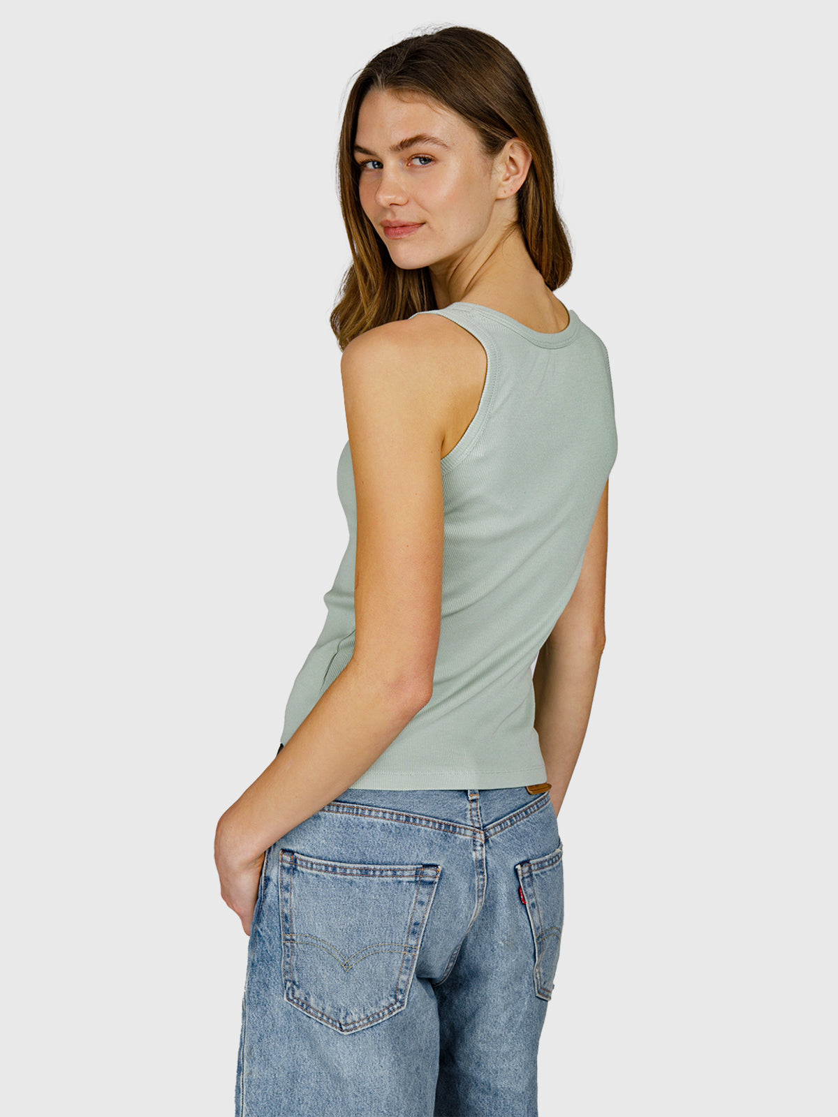 brunotti-toppira-top-damen-aqua-grey-mit-stickerei image 2
