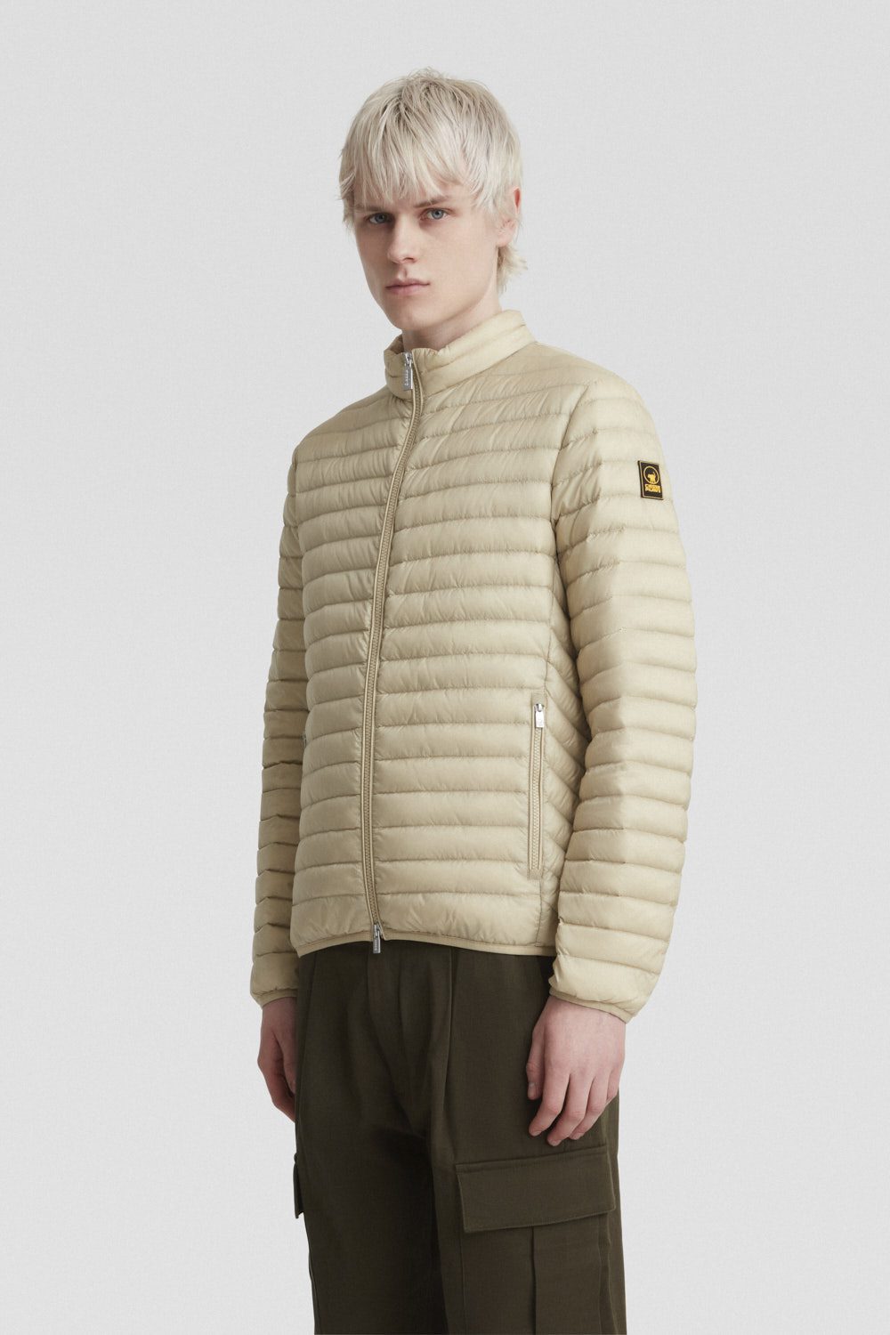 ciesse-outdoor-daunenjacke-beige-leicht-echtfedern-dwr image 2