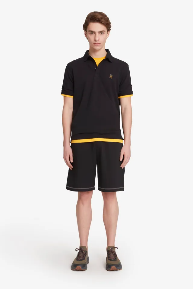 ciesse-piff-4-0-polo-schwarz-stretch-piqu image 1