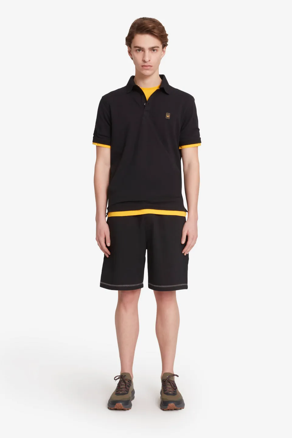 ciesse-piff-4-0-polo-schwarz-stretch-piqu image 1