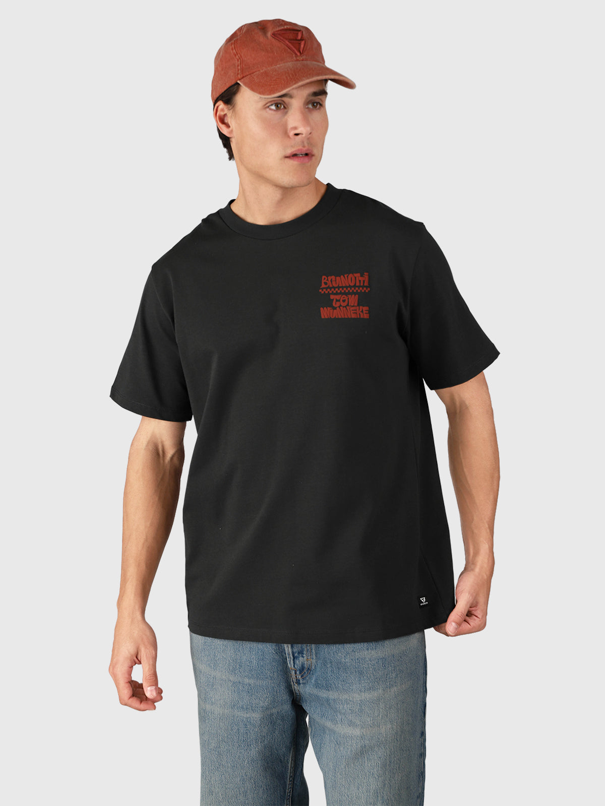 brunotti-tom-artist-herren-t-shirt-pirate-black-print image 2
