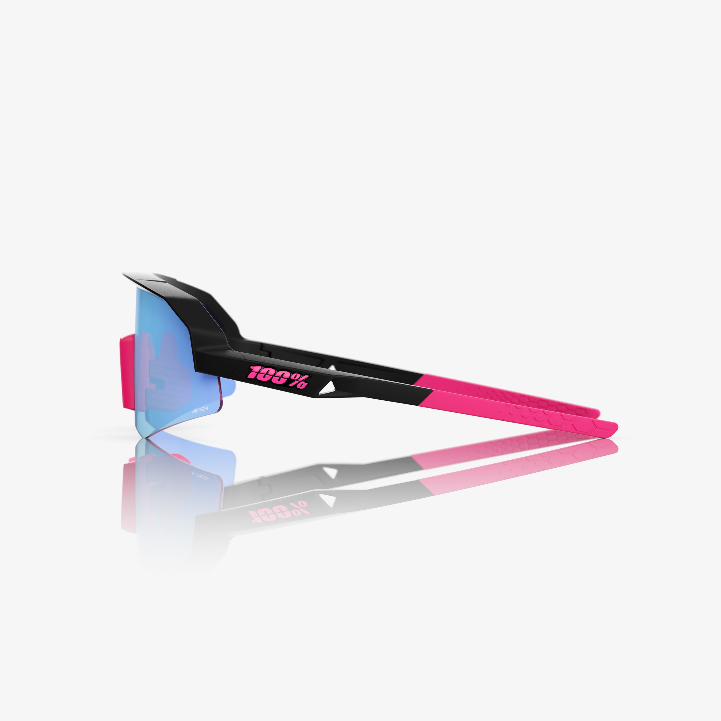 100-slendale-youth-sonnenbrille-schwarz-pink-blue-mirror image 3