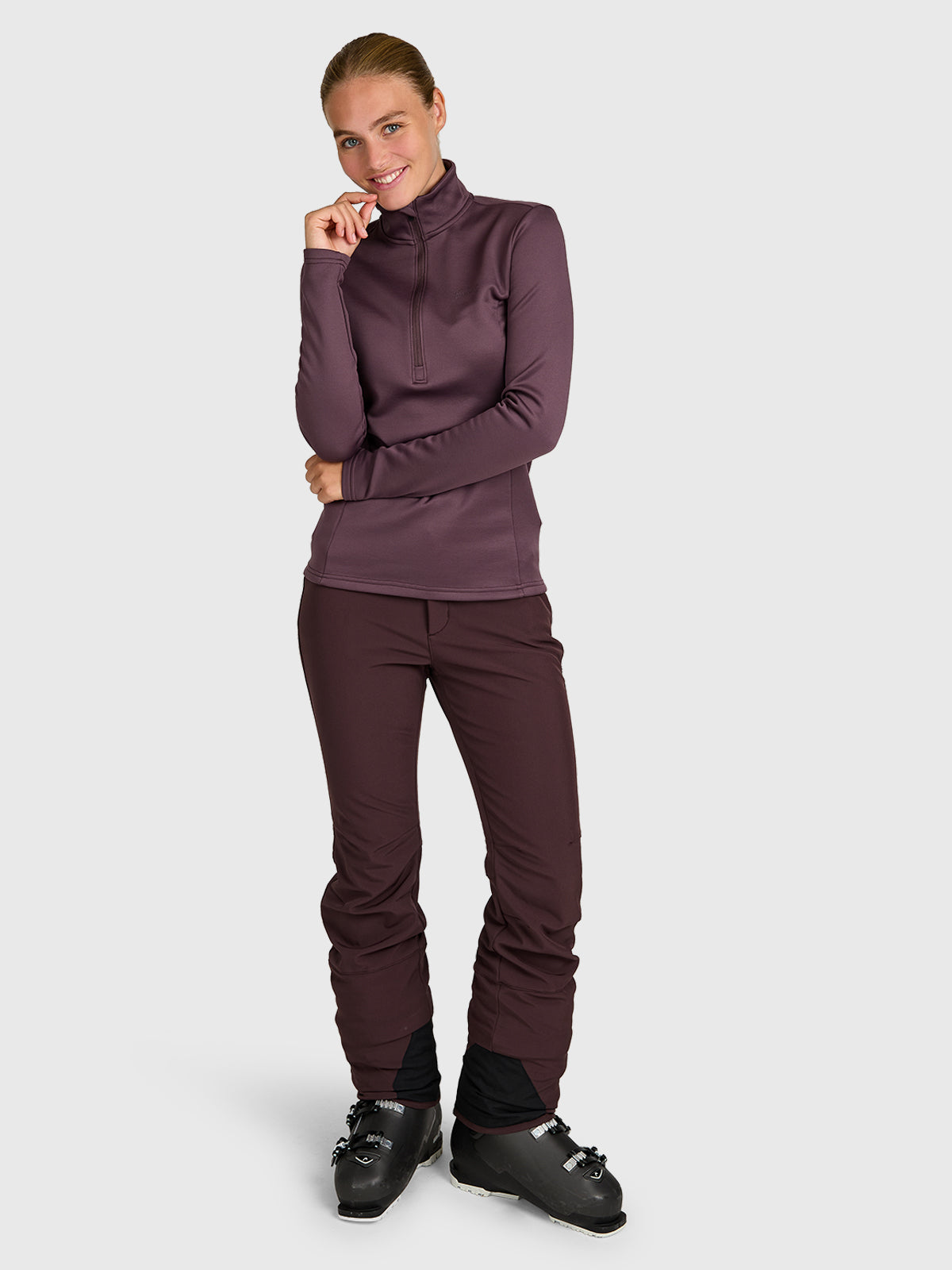 brunotti-heronne-damen-fleece-raisin-halb-rei-verschluss image 5