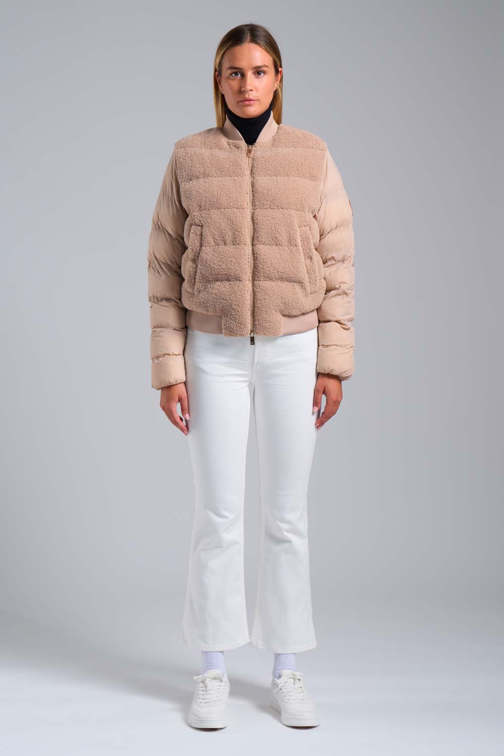 ciesse-outdoor-edna-hybrid-daunenjacke-beige-teddy image 1