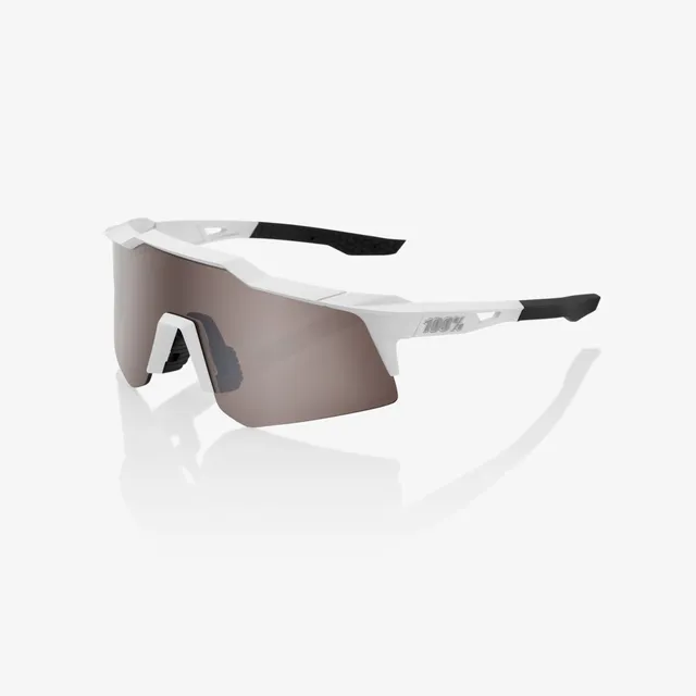 100-speedcraft-xs-sportbrille-matte-white-hiper-silver-mirror image 1