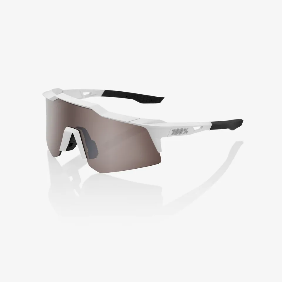 100-speedcraft-xs-sportbrille-matte-white-hiper-silver-mirror image 1