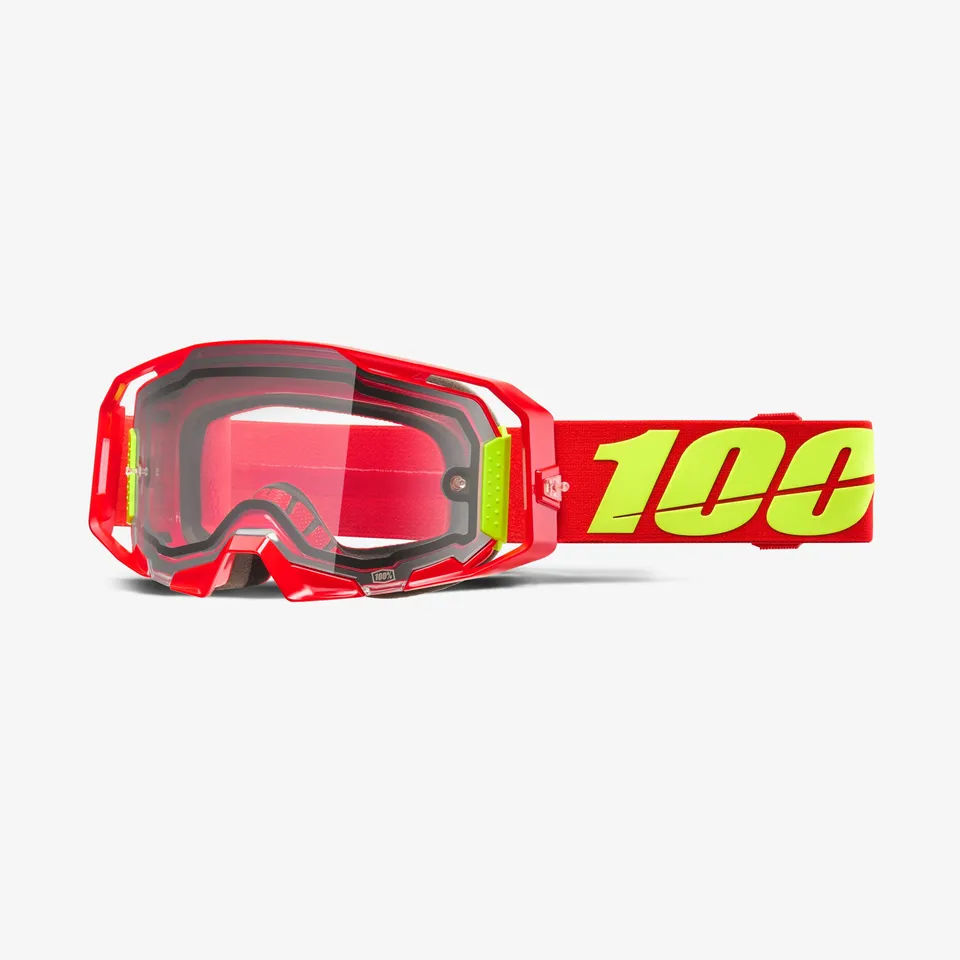 100-armatic-enduro-moto-brille-dual-pane-klar-rot image 1
