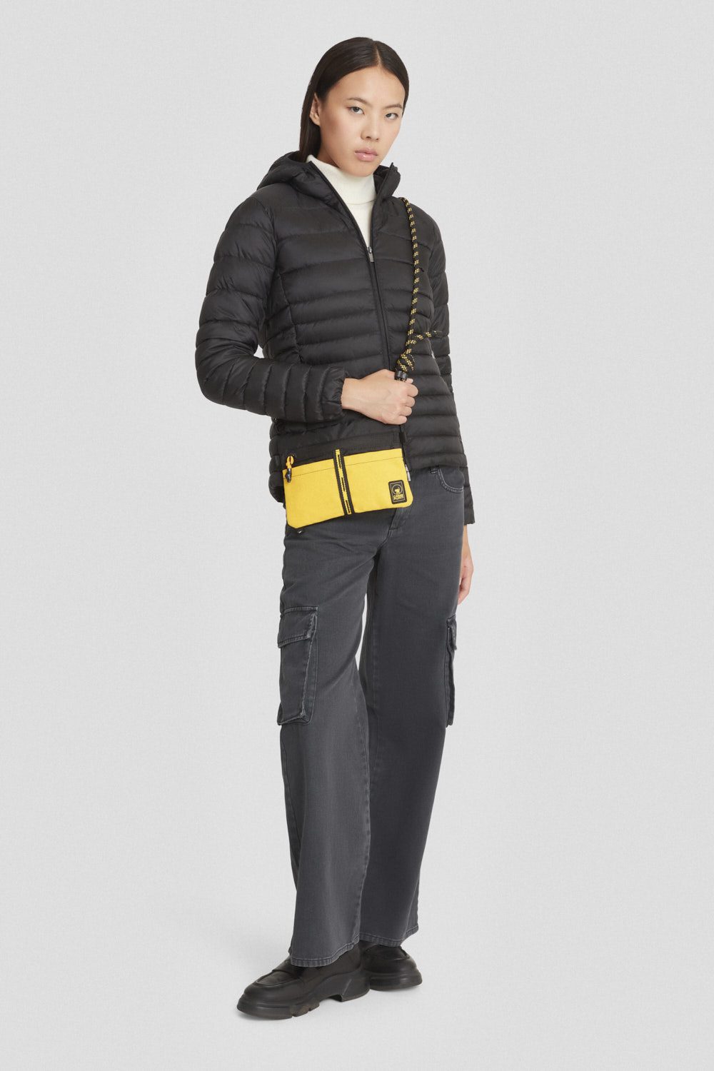 ciesse-outdoor-kurze-daunenjacke-schwarz-recycelt image 1