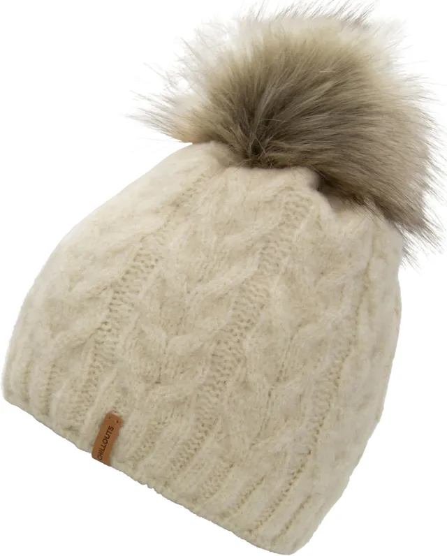 chillouts-flora-hat-winterm-tze-natural-mit-pompon image 1
