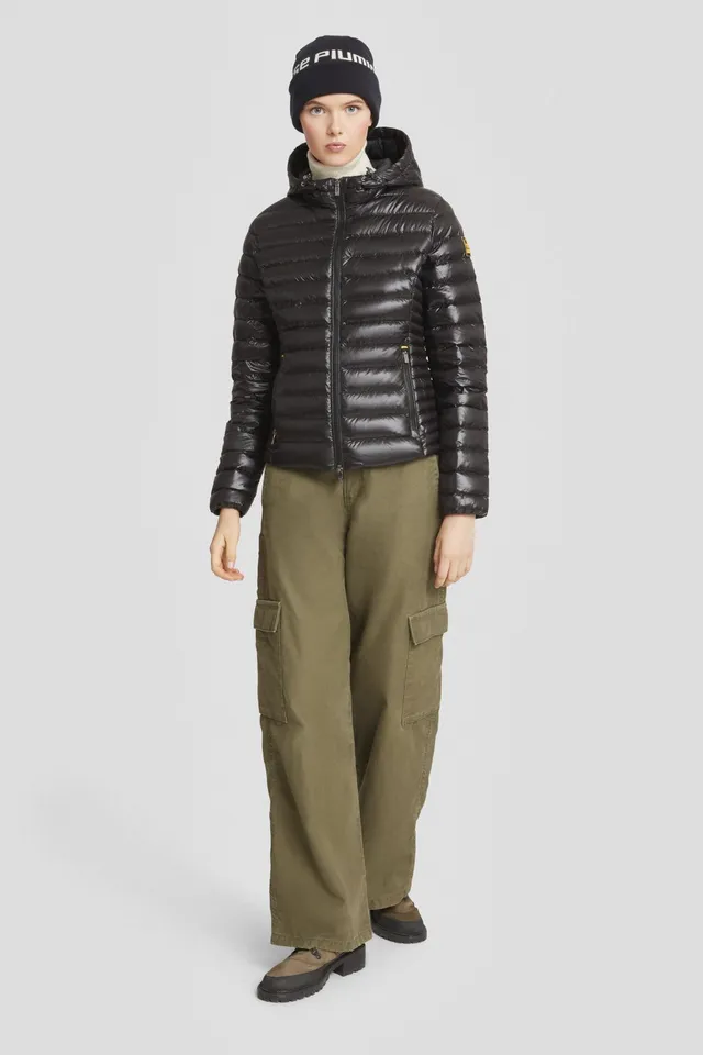 ciesse-piumini-daunenjacke-schwarz-leicht-mit-kapuze image 1