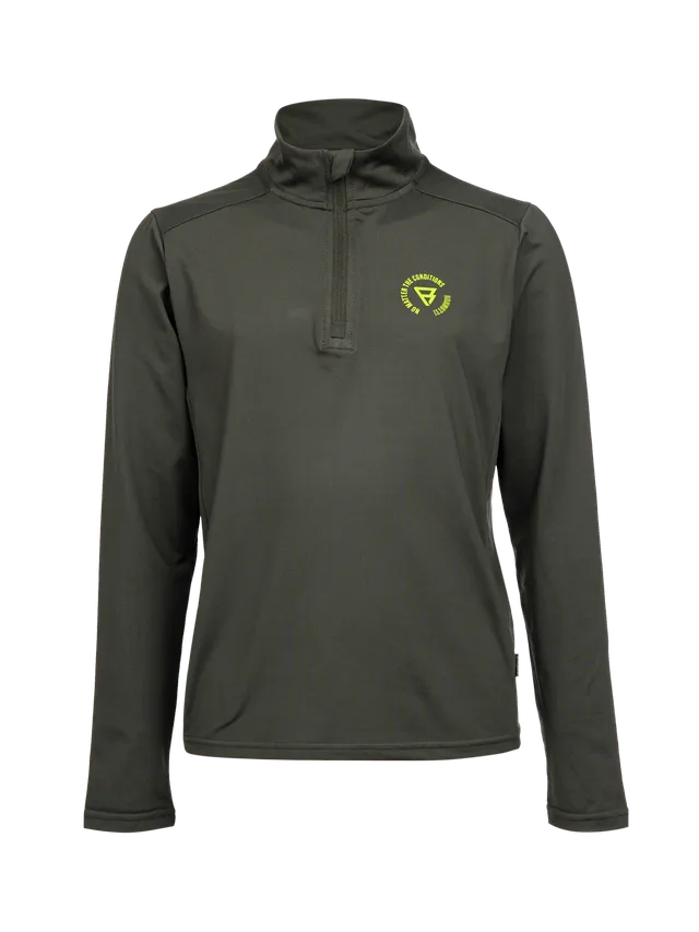 brunotti-toriny-jungen-fleece-deep-green-polyesterpullover image 1