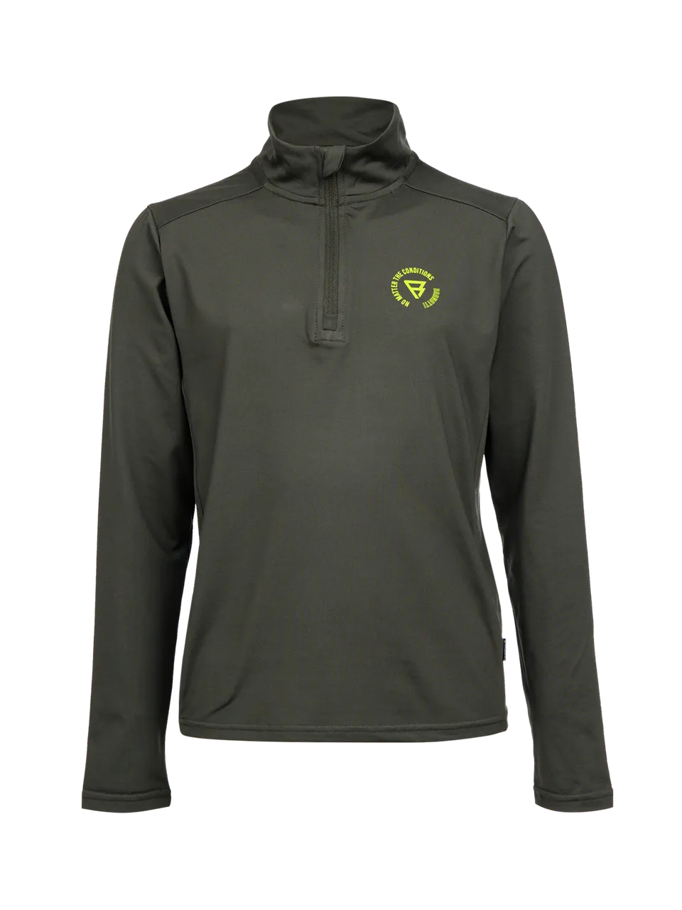 brunotti-toriny-jungen-fleece-deep-green-polyesterpullover image 1