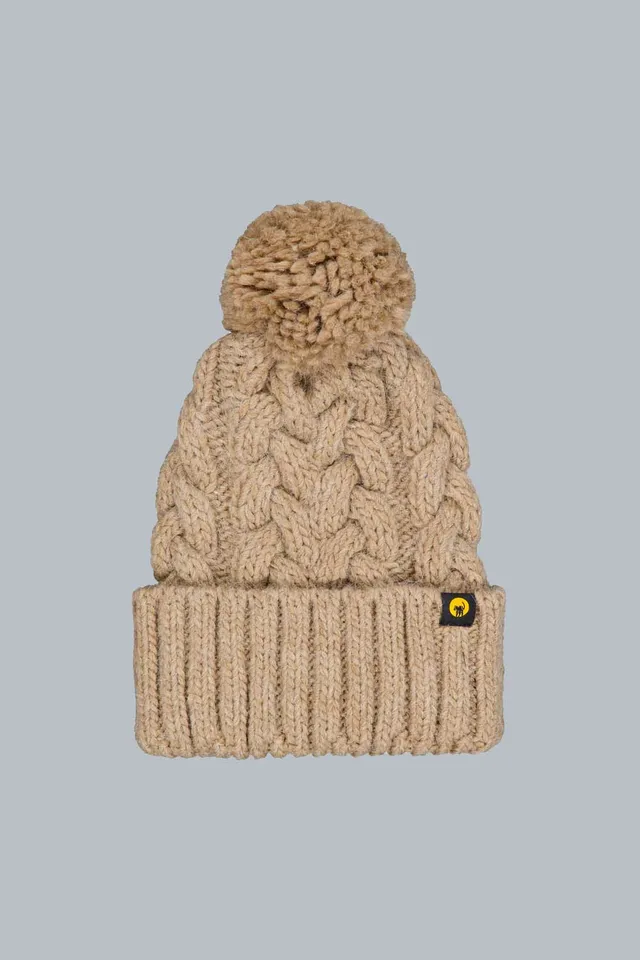 ciesse-outdoor-scilly-strickm-tze-taupe-zopfmuster image 1