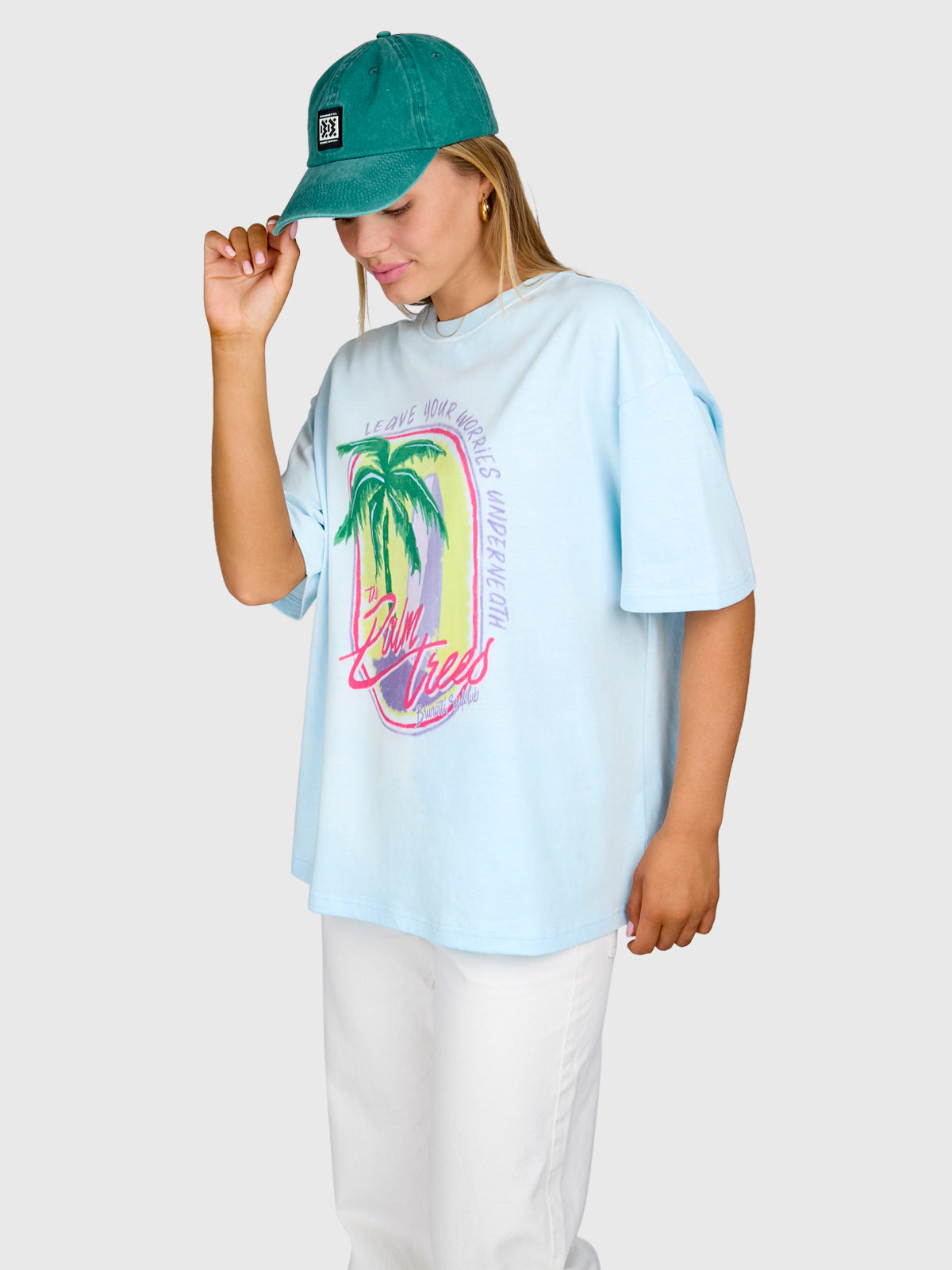 brunotti-guusje-damen-t-shirt-blue-light-print image 5