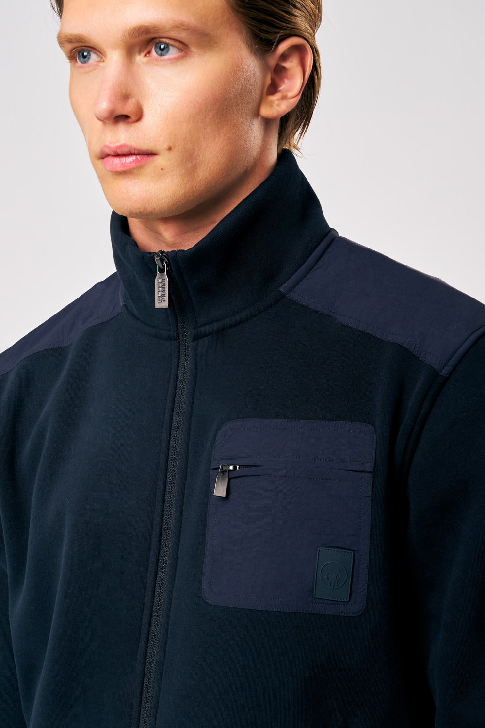 ciesse-outdoor-ziad-sweatjacke-herren-blau-full-zip image 4