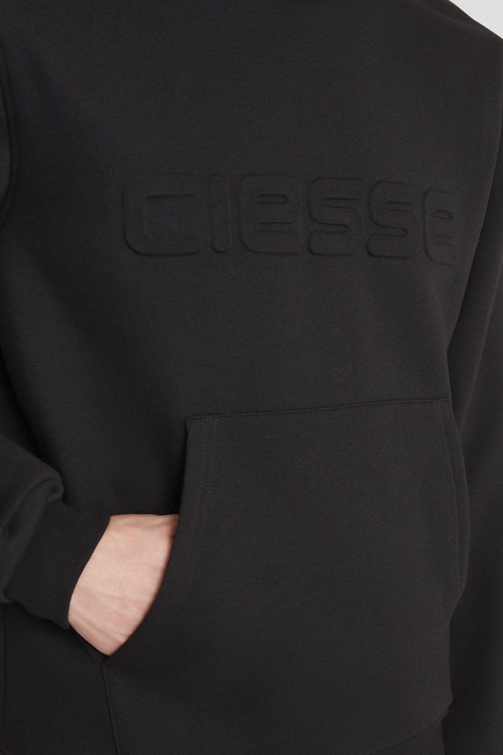 ciesse-outdoor-felpe-basic-hoodie-schwarz-baumwolle image 3