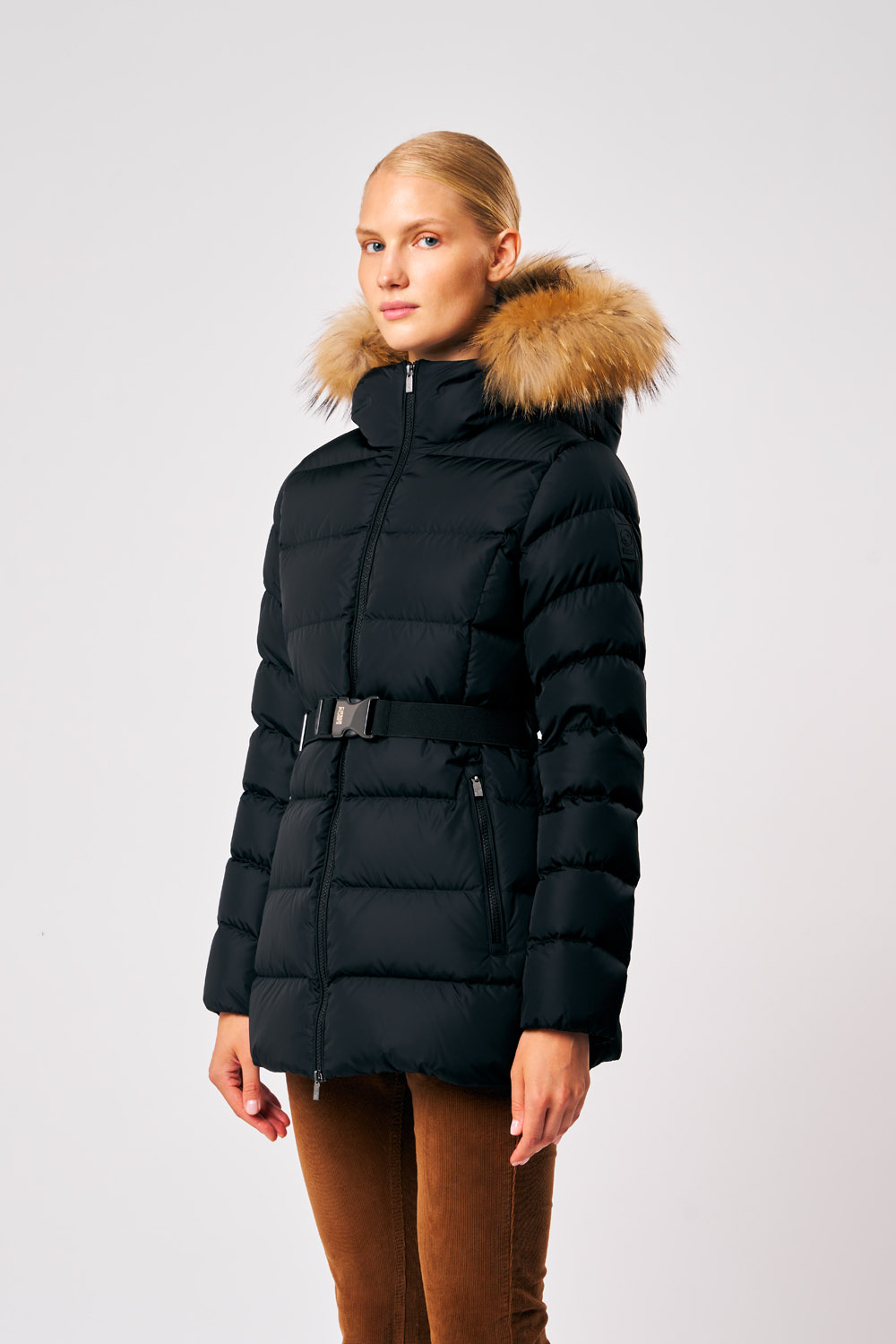 ciesse-outdoor-rosalia-winterjacke-schwarz-damen-pelz image 2