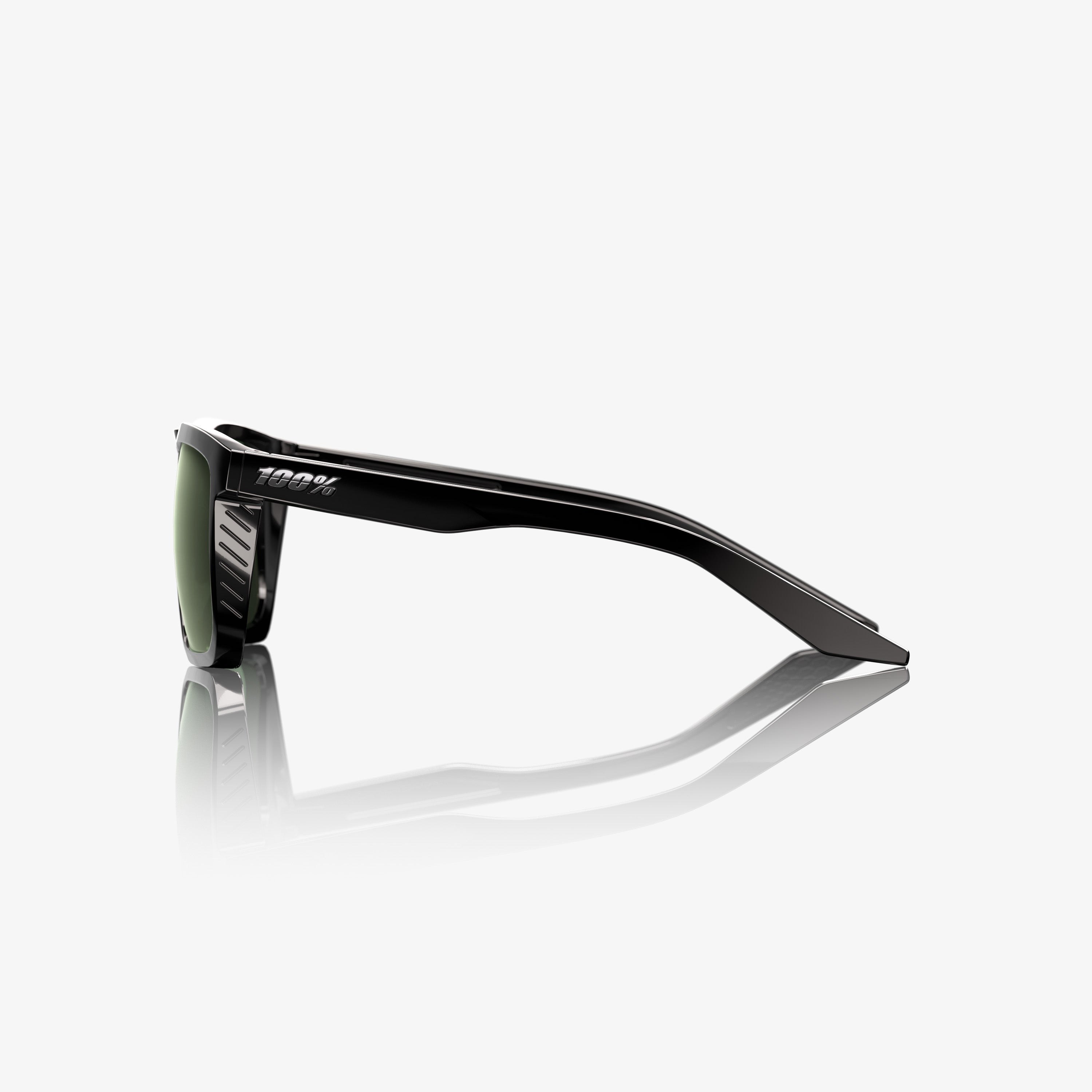 100-renshaw-sonnenbrille-polished-black-grey-green image 3