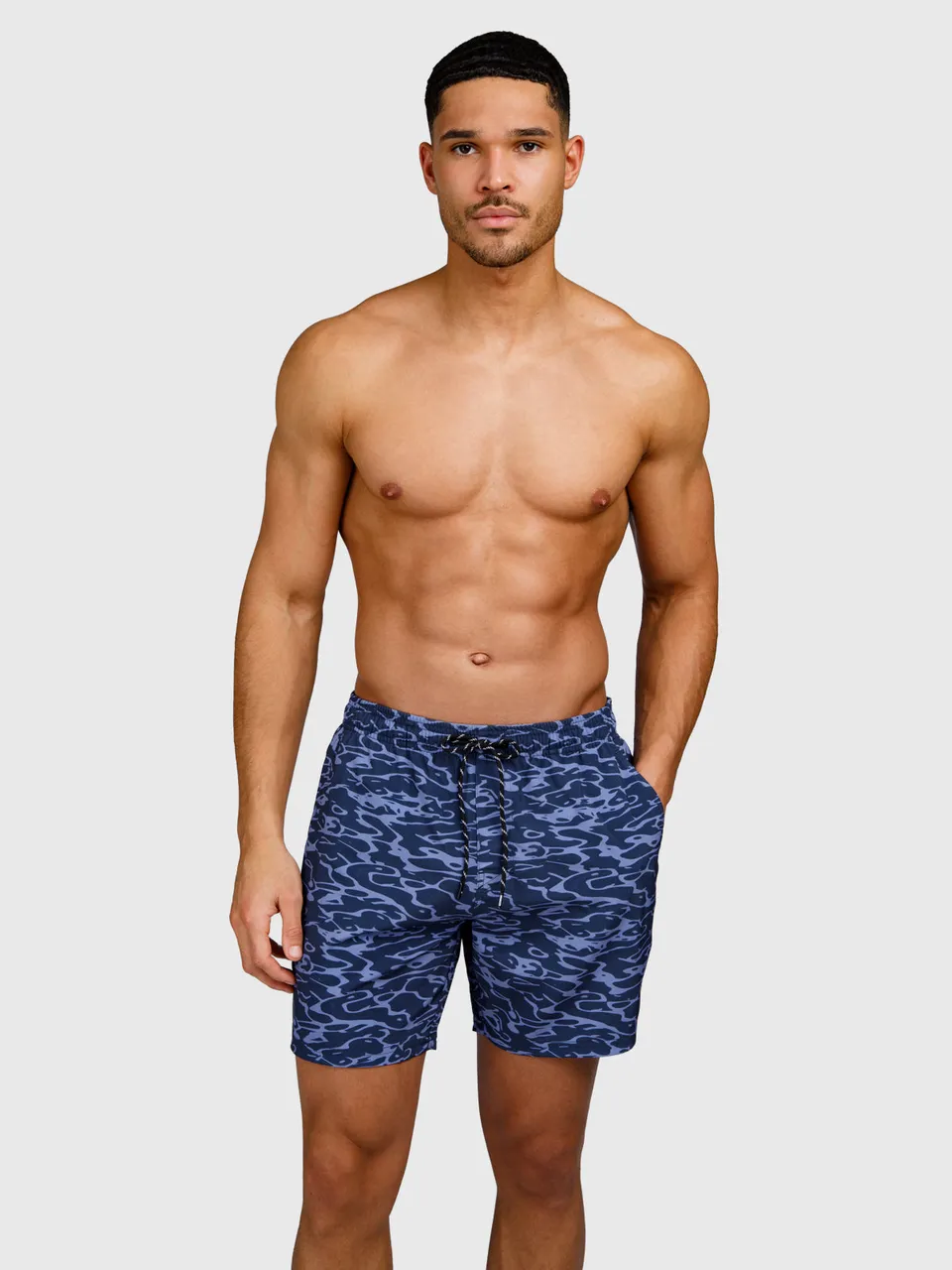brunotti-bru-conic-reflection-swim-shorts-herren-indigo-blue image 1
