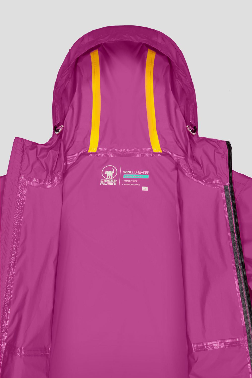 ciesse-outdoor-windjacke-fuchsia-kapuze-unisex-leicht image 7