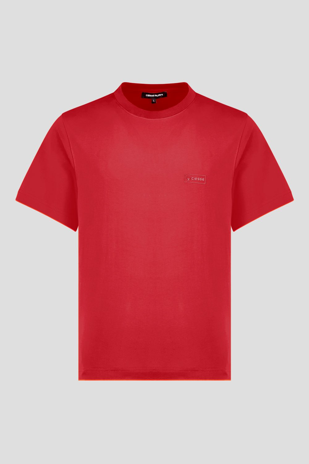 ciesse-outdoor-t-shirt-e-polo-t-shirt-rot-baumwolle-rundhals image 3