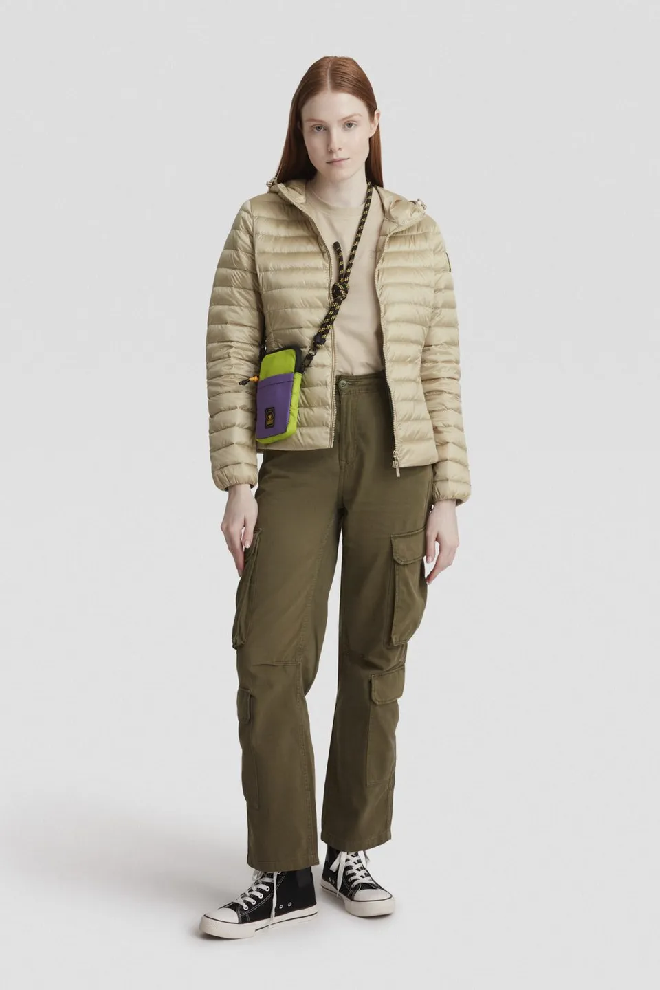ciesse-piumini-daunenjacke-beige-mit-kapuze-800-fill-power image 1