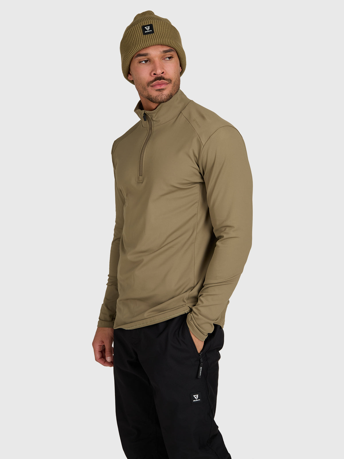 brunotti-mano-snow-fleece-herren-dusky-green-midlayer image 3